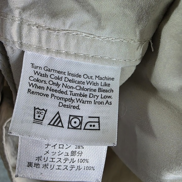 Eddie Bauer Utility Vest Men's Large Tan Safari Fishing Travel Multi Pocket 2007 - Picture 9 of 13